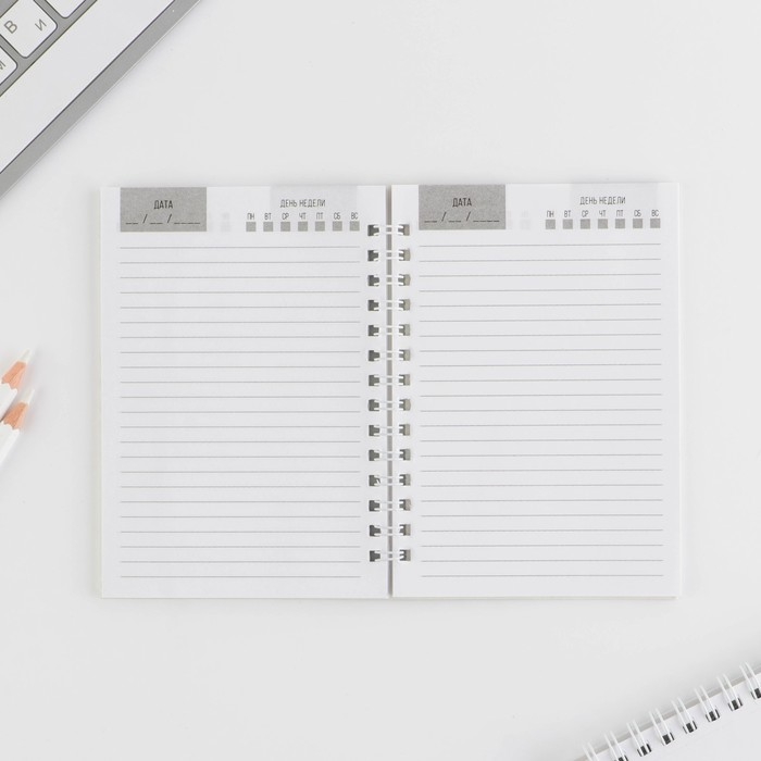 Подарочный набор: &laquo;Учителю: Лучший Учитель&raquo; блокнот А6, 60 листов и магнитные закладки 2 шт.