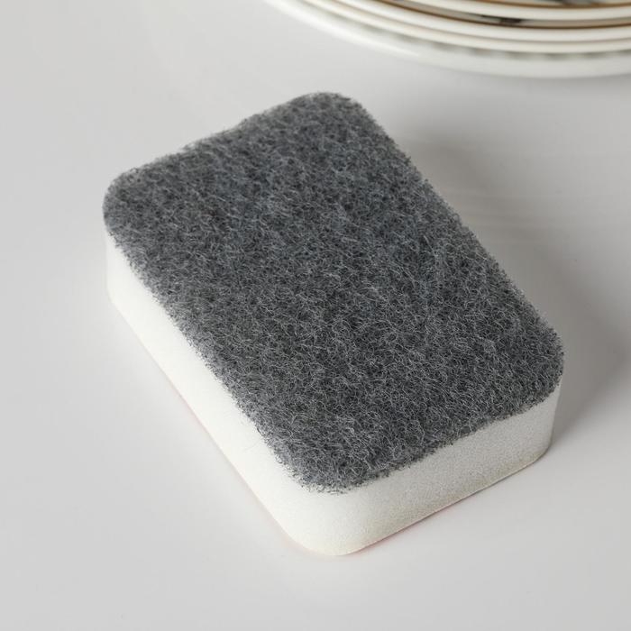 Губка поролоновая &laquo;Может хватит жрать?&raquo; 9х6 см