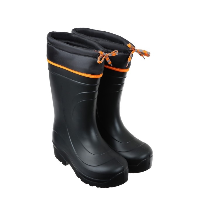 Сапоги мужские из ЭВА с надставкой и утеплителем, до -30&deg;С, размер 41-42, цвет чёрный