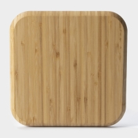 Менажница Доляна Striata, 25&times;25&times;1,5 см, 4 секции, бамбук