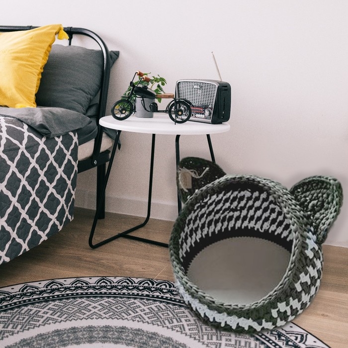 Шнур для вязания 35% хлопок,65% полипропилен 3 мм 85м/160&plusmn;10 гр (желтый)