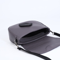 Сумка-мессенджер RICHET на магните, наружный карман, длинный ремень, цвет серый Сумка-мессенджер RICHET на магните, наружный карман, длинный ремень, цвет серый