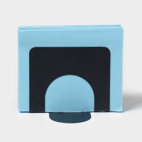 Салфетница Доляна &laquo;Трансформер&raquo;, 10&times;12 см, чёрная