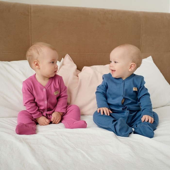 Комбинезон детский MINAKU, цвет малиновый, рост 68-74 см