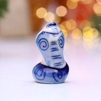 Новый год. Сувенир символ года "Змея Жан", гжель Новый год. Сувенир символ года "Змея Жан", гжель