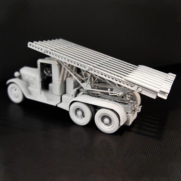 Сборная модель-машина &laquo;Советский гвардейский реактивный миномёт БМ-13 Катюша&raquo;, Ark Modelis, 1:35, (35040)