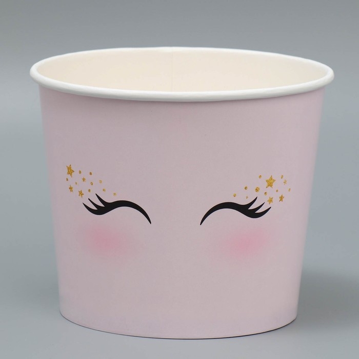 Стакан для цветов &laquo;Глазки&raquo;, 1500 мл