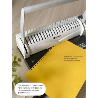 Брошюровщик для пластиковой пружины, перфорация до 13 листов, переплетение до 500 листов, Гелеос "БП-13" Брошюровщик для пластиковой пружины, перфорация до 13 листов, переплетение до 500 листов, Гелеос "БП-13"