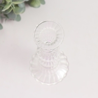 Подсвечник стекло на 1 свечу "Эстетика - два шара" прозрачный 27х8,5х8,5 см Подсвечник стекло на 1 свечу "Эстетика - два шара" прозрачный 27х8,5х8,5 см