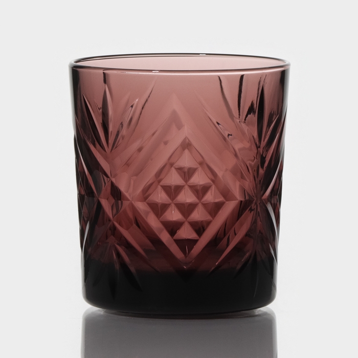 Стакан низкий стеклянный &laquo;Зальцбург&raquo;, 300 мл, цвет лилак