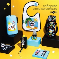 Бутылочка для кормления &laquo;ТРЕНД. Пингвин&raquo;, классическое горло, 250 мл., от 3 мес., цилиндр, с ручками