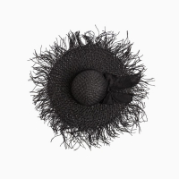 Шляпа женская MINAKU "Summer mood", размер 56-58, цвет черный Шляпа женская MINAKU "Summer mood", размер 56-58, цвет черный