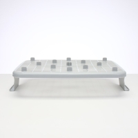 Туалет с сеткой,  45х34х15 см, синий/серый