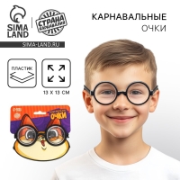 Хэллоуин. Очки карнавальные «Умник» Хэллоуин. Очки карнавальные «Умник»