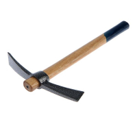 Кирка ТУНДРА, кованая, деревянная рукоятка 380 мм, двухплоскостная, 500 г Кирка ТУНДРА, кованая, деревянная рукоятка 380 мм, двухплоскостная, 500 г