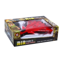 Самолет радиоуправляемый &laquo;Истребитель&raquo;, работает от батареек, цвет красный