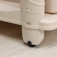 Комод широкий 4-х секционный &laquo;Лаура&raquo;, цвет слоновая кость