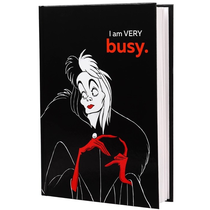 Ежедневник А5, 160 листов, I&rsquo;m very busy, Villians