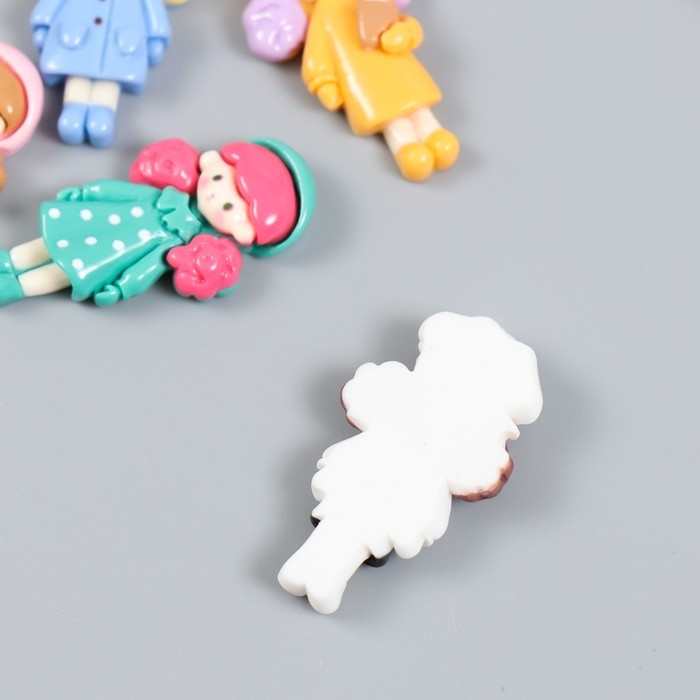 Декор для творчества пластик Декор для творчества пластик "Малышка нарядная" МИКС 3,5х1,9 см