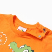 Футболка для мальчика, цвет оранжевый, рост 92 см