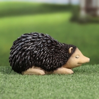 Садовая фигура "Ежик греется" 18х10х10см /// Садовая фигура "Ежик греется" 18х10х10см ///