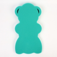 Подкладка для купания макси «Мишка», цвет зеленый, 55х30х6см Подкладка для купания макси «Мишка», цвет зеленый, 55х30х6см