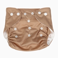 Многоразовый подгузник &laquo;Львенок&raquo;, 3-15 кг, цвет коричневый, Крошка Я