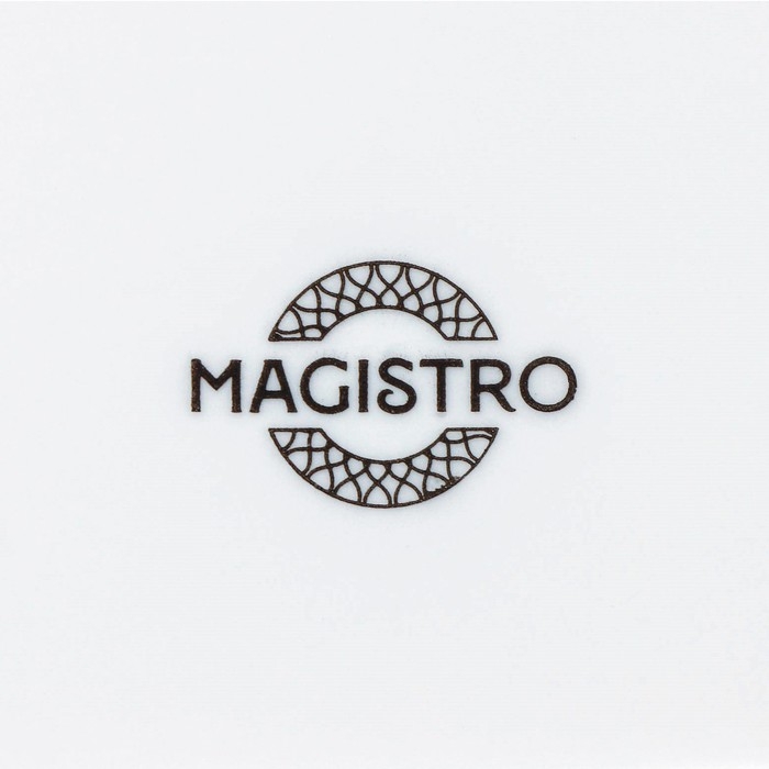 Салатник фарфоровый Magistro Rodos, 1,4 л, 20&times;9 см, цвет белый