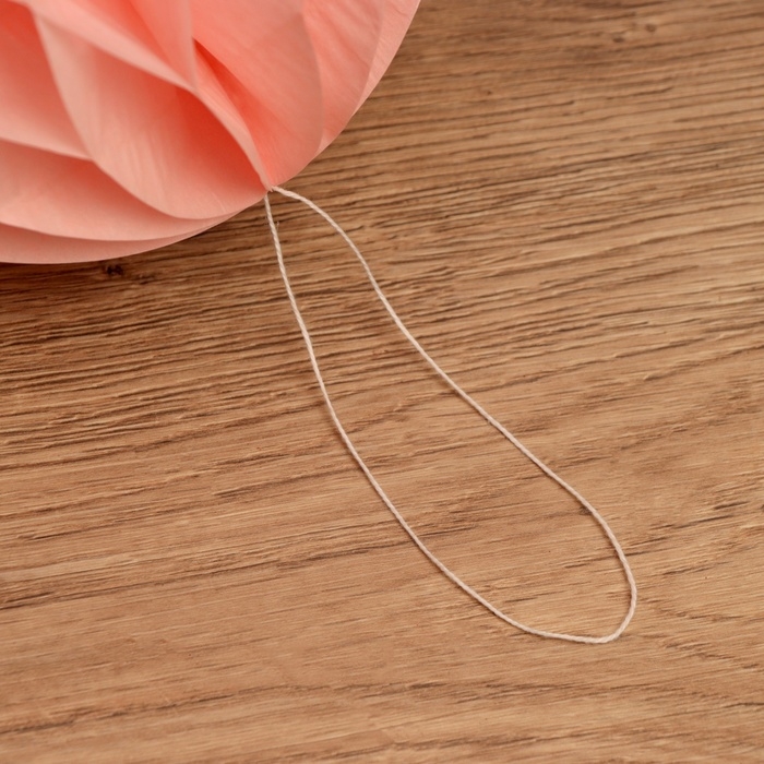 Шар бумажный декоративный, диаметр 30 см, цв. розовый Шар бумажный декоративный, диаметр 30 см, цв. розовый