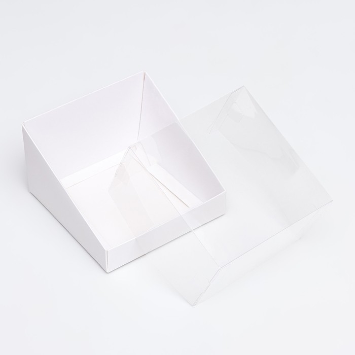 Кондитерская упаковка под бенто торт, 13,1 х 13,1 х 8,5 см Кондитерская упаковка под бенто торт, 13,1 х 13,1 х 8,5 см