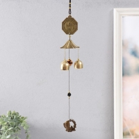 Музыка ветра металл "Инь-ян" 3 колокольчика 47 см Музыка ветра металл "Инь-ян" 3 колокольчика 47 см