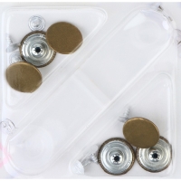 Набор джинсовых пуговиц «Classic Jeans», 17 мм, 6 шт, с установщиком, цвет антик Набор джинсовых пуговиц «Classic Jeans», 17 мм, 6 шт, с установщиком, цвет антик