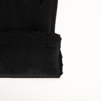 Перчатки женские, безразмерные, без утеплителя, цвет чёрный Перчатки женские, безразмерные, без утеплителя, цвет чёрный