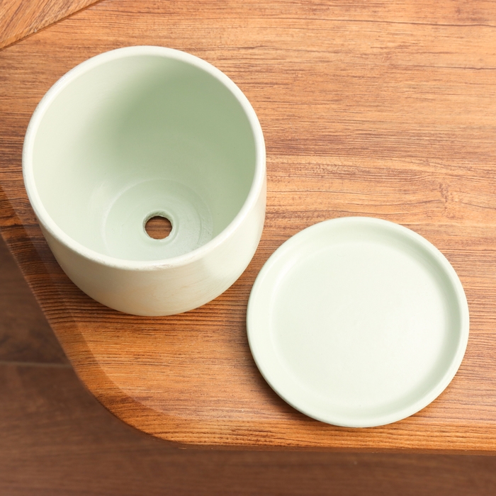 Горшок цветочный Орион зеленый 0.8 л