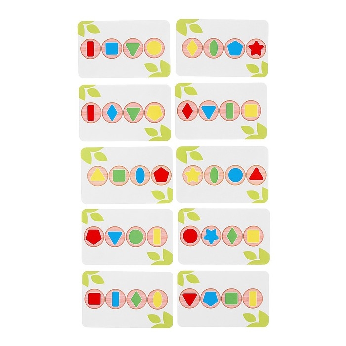 Настольная игра. Повтори по образцу &laquo;Гусеница&raquo;