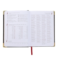 Ежедневник недатированный А5+, 136 листов Sidney Nebraska, твёрдая обложка, искусственная кожа, золотой срез, золотые уголки, чёрный