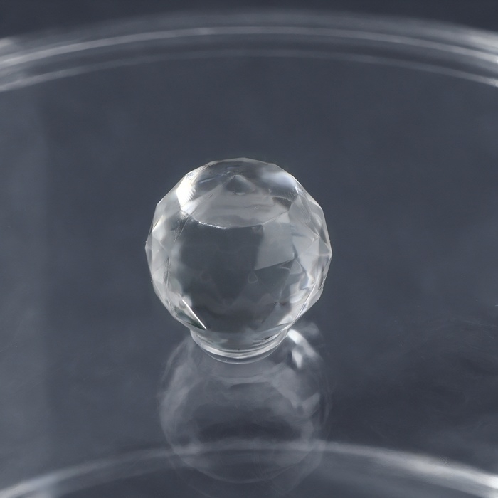 Органайзер для хранения, с крышкой, 14 &times; 14 &times; 9,3 см, цвет прозрачный