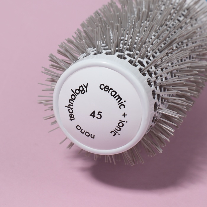 Брашинг, вентилируемый, прорезиненная ручка, d = 4,5/6 &times; 27 см, разноцветный