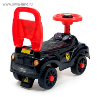 Толокар «Ночной гонщик», звуковые эффекты, цвет черный Толокар «Ночной гонщик», звуковые эффекты, цвет черный