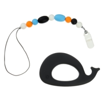 Прорезыватель силиконовый на держателе «Кит», Крошка Я Прорезыватель силиконовый на держателе «Кит», Крошка Я