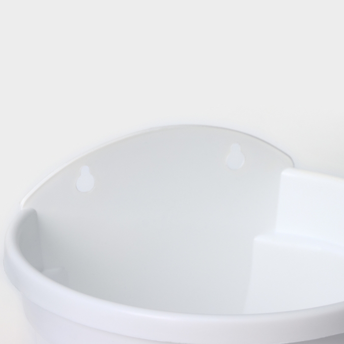 Кашпо настенное «Ника», d=20 см, 3 л, цвет белый Кашпо настенное «Ника», d=20 см, 3 л, цвет белый