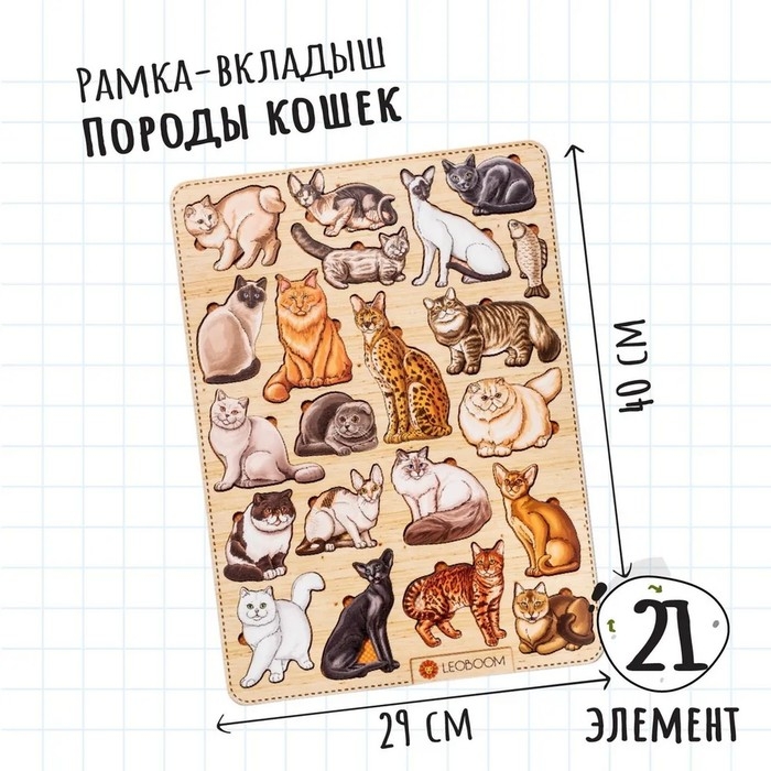 Рамки-вкладыши &laquo;Породы кошек&raquo;