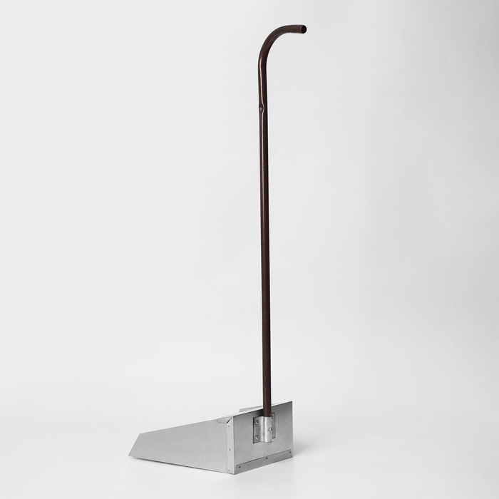 Совок для мусора 310&times;240 мм, ручка 85 см, оцинковка 0,5, разборная