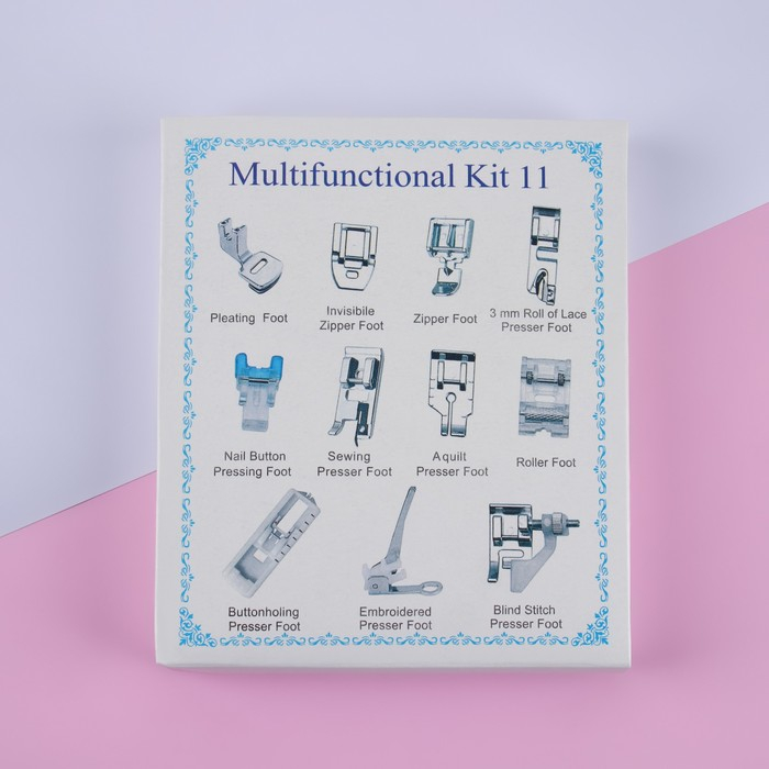 Набор лапок для швейной машины, 11 шт Набор лапок для швейной машины, 11 шт