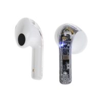 Наушники беспроводные R20, TWS, вкладыши, BT 5.3 , 30/200 мАч, шумоподавление, белые