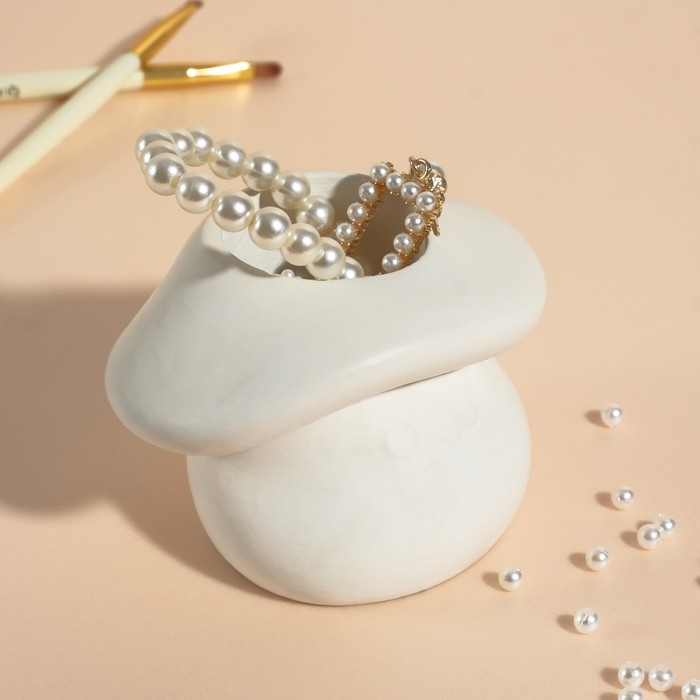 Предмер интерьера Предмер интерьера "Гриб" 10х8х6,5 см белый