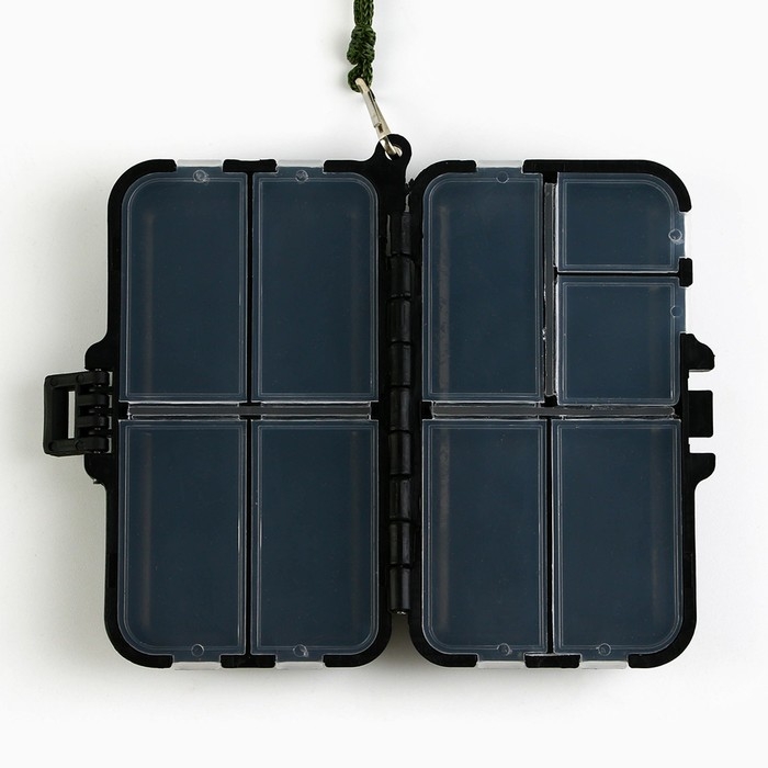 Контейнер для рыболовных снастей на веревке &laquo;Мастер своего дела&raquo;, 11 х 7 х 3,2 см