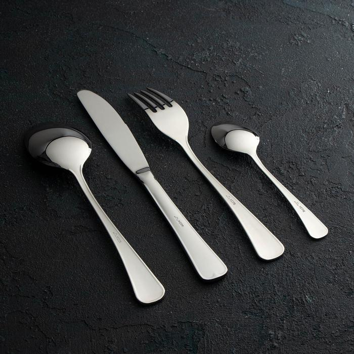 Набор столовый &laquo;Мондиал&raquo;, 24 предмета, толщина 2,5 мм, сувенирная коробка