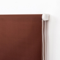 Штора рулонная 120&times;180 см (с учётом креплений 3,5 см), цвет коричневый