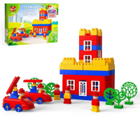 Конструктор «МОЙ ГОРОД: Пожарная часть», 138 деталей Конструктор «МОЙ ГОРОД: Пожарная часть», 138 деталей